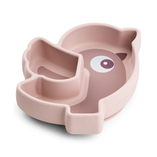 Silikon Stick&Stay Snackteller Birdee Rosa