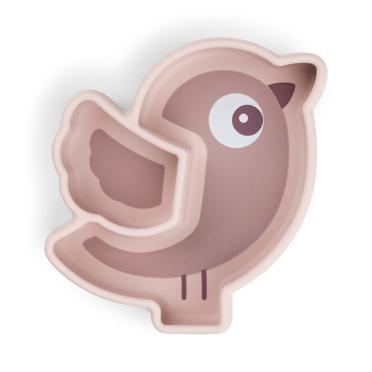 Silikon Stick&Stay Snackteller Birdee Rosa
