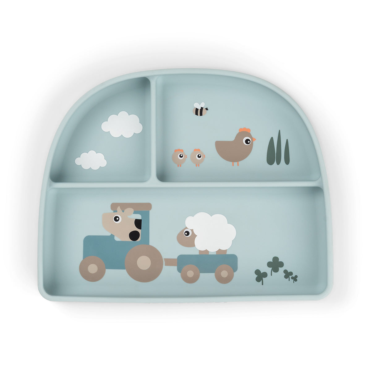 Stick&Stay Menüteller Tiny farm Blau