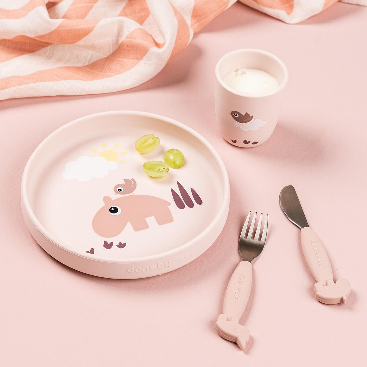 Silicone mini mug Playground Rosa
