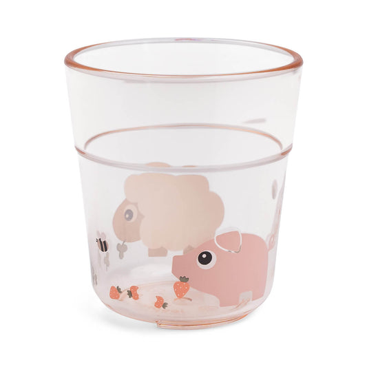 Glas Tiny farm Rosa