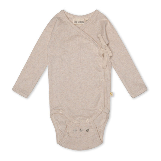 Wickelbody Becca Braun Melange