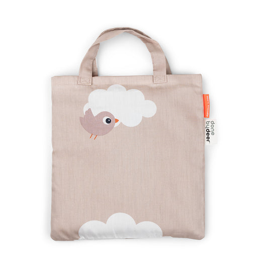 Bettwäsche Baby INT/DK GOTS Happy clouds Rosa