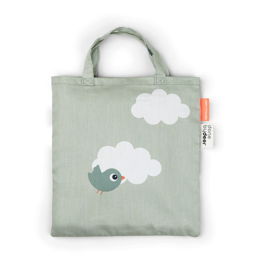 Bettwäsche Junior INT GOTS Happy clouds Grün