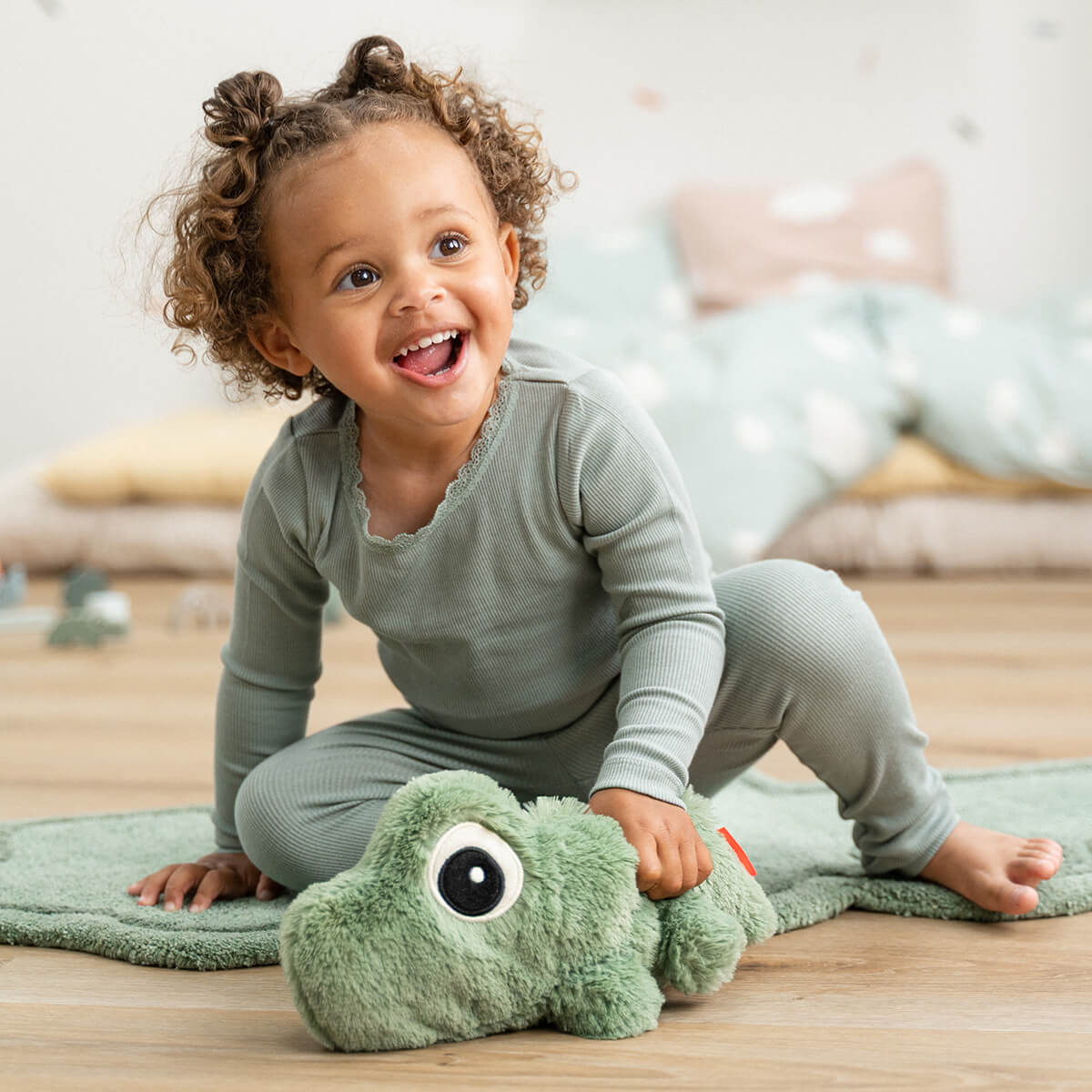 Kuschelfreund Croco Grün 28 cm