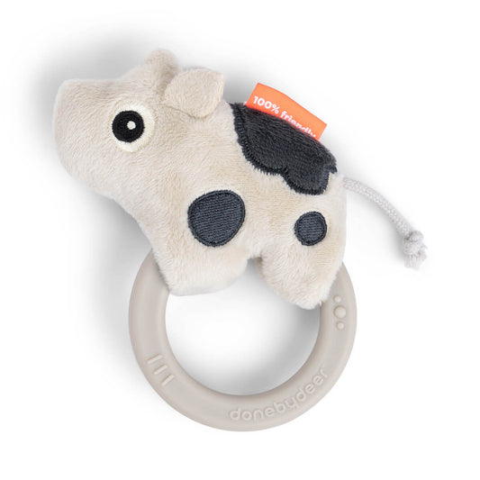 Rassel mit Beißring Dotti Sand