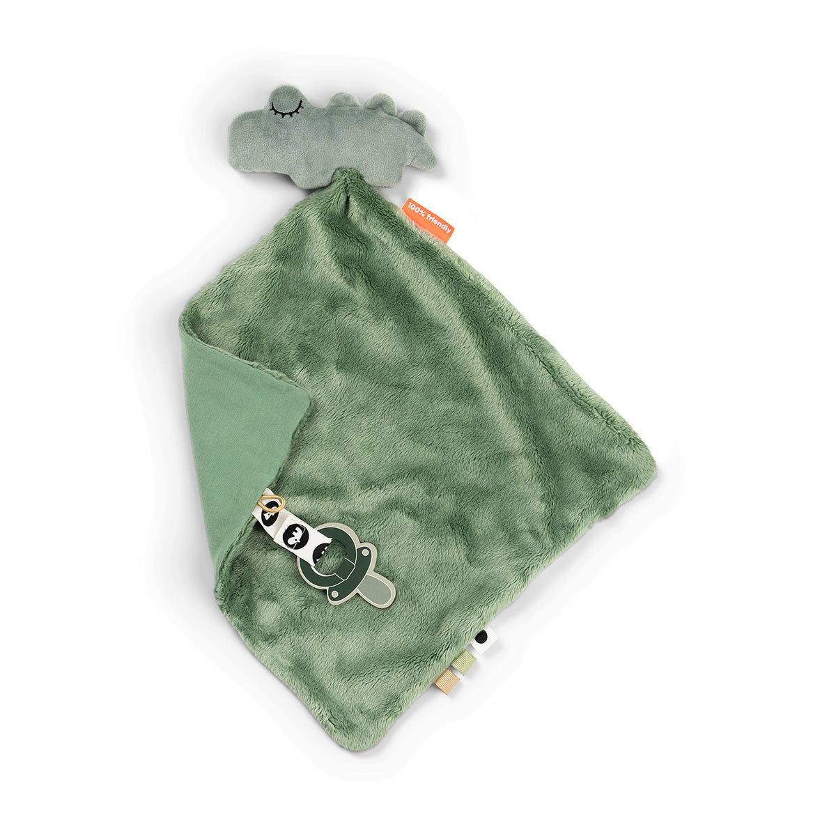 Kuscheltuch Croco Grün