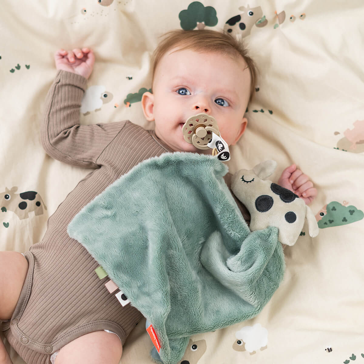 Kuscheltuch Dotti Blau