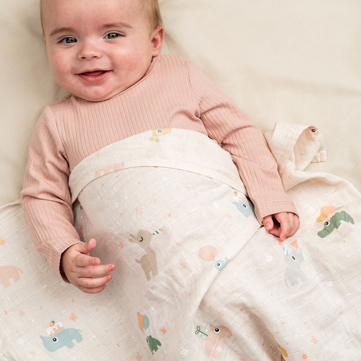 Mullwindel Wrap Celebration Rosa