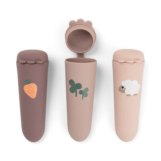 Eisform aus Silikon 3-er Set Sheepy Rosa
