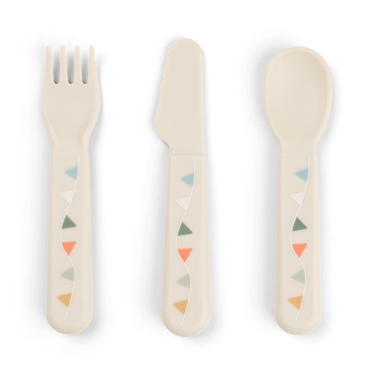 Foodie Kinderbesteck-Set Celebration Sand