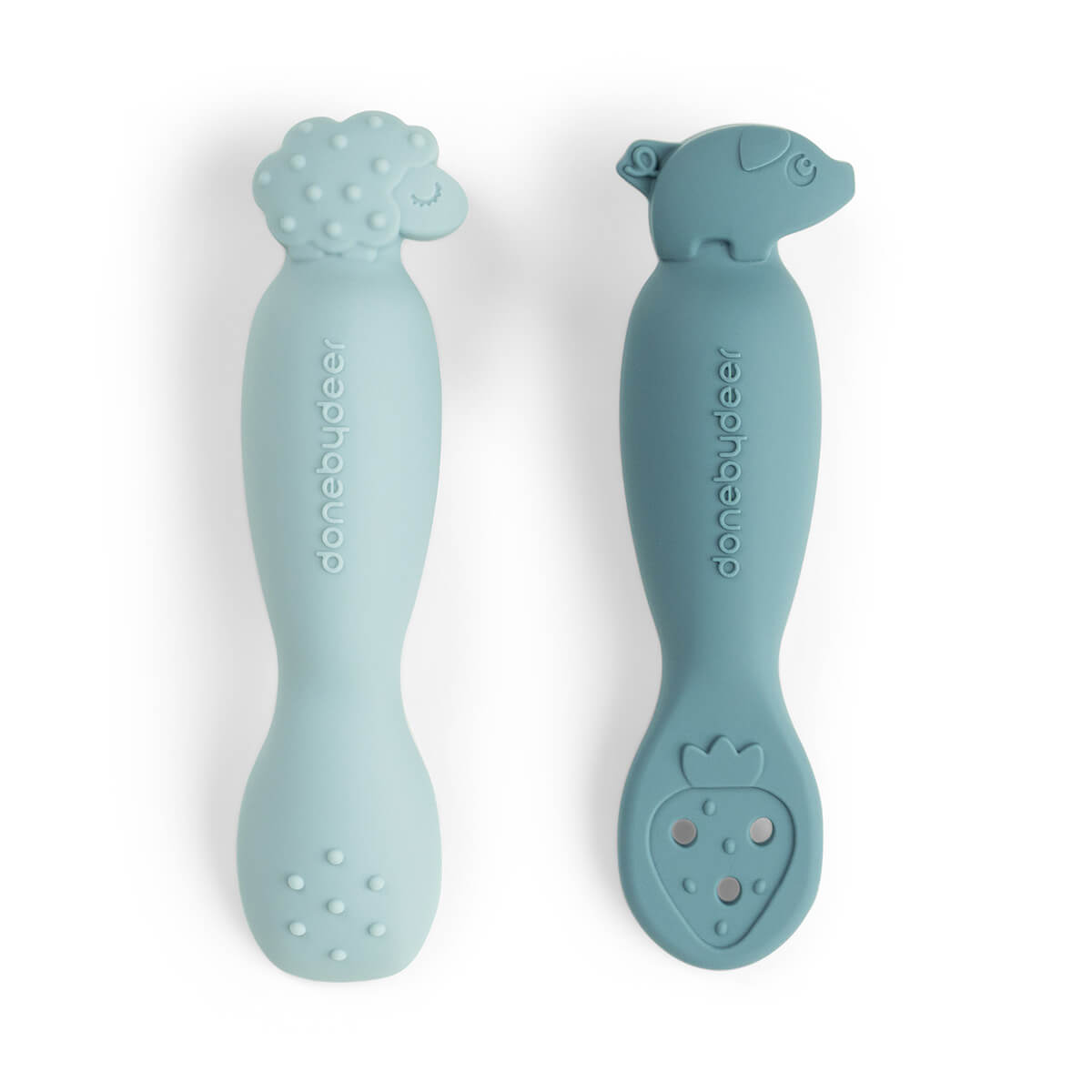 Babylöffel-Set Tiny farm Blau