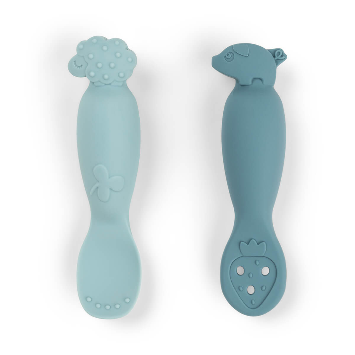 Babylöffel-Set Tiny farm Blau