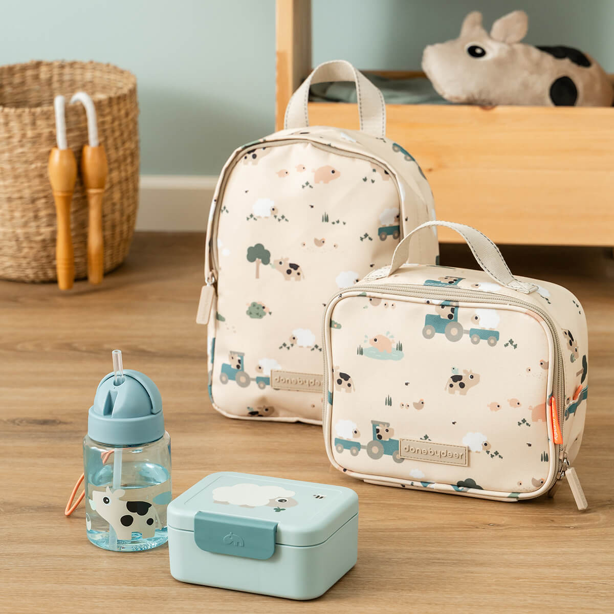 Kleiner Rucksack Tiny farm Sand 4 L