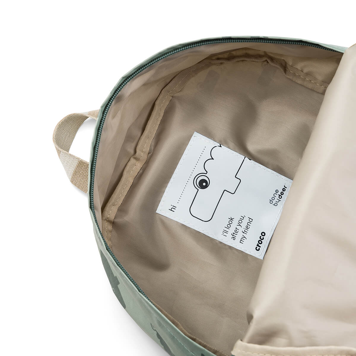 Kinderrucksack Croco Grün5 L