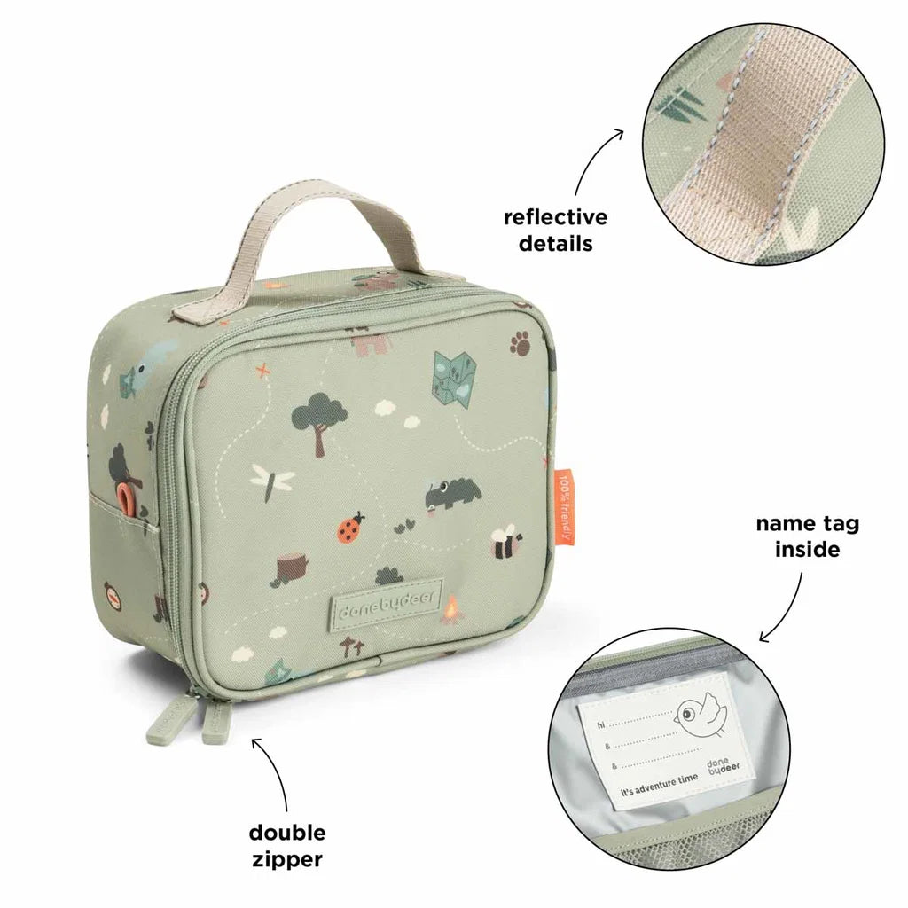 Kleine Thermotasche Tiny trails Grün 2,8 L