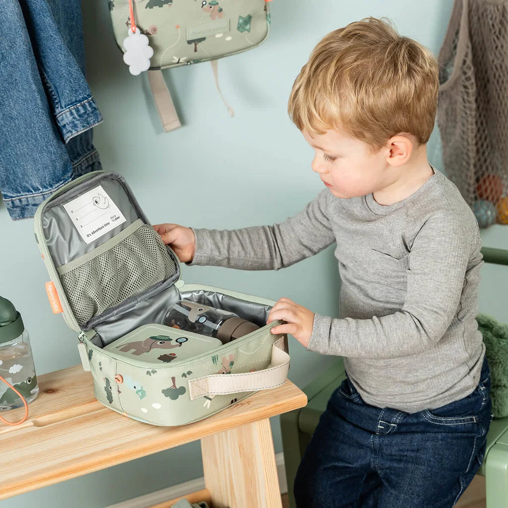 Kleine Thermotasche Tiny trails Grün 2,8 L