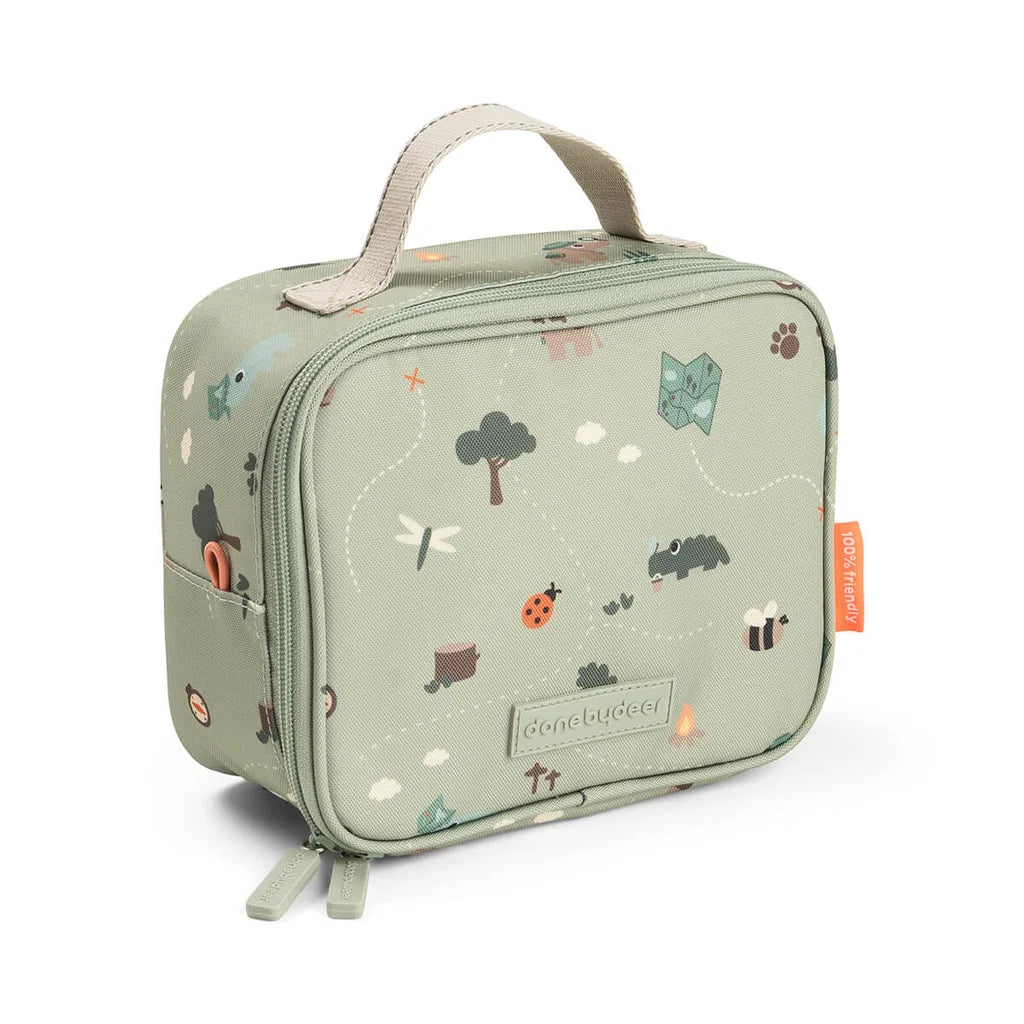 Kleine Thermotasche Tiny trails Grün 2,8 L