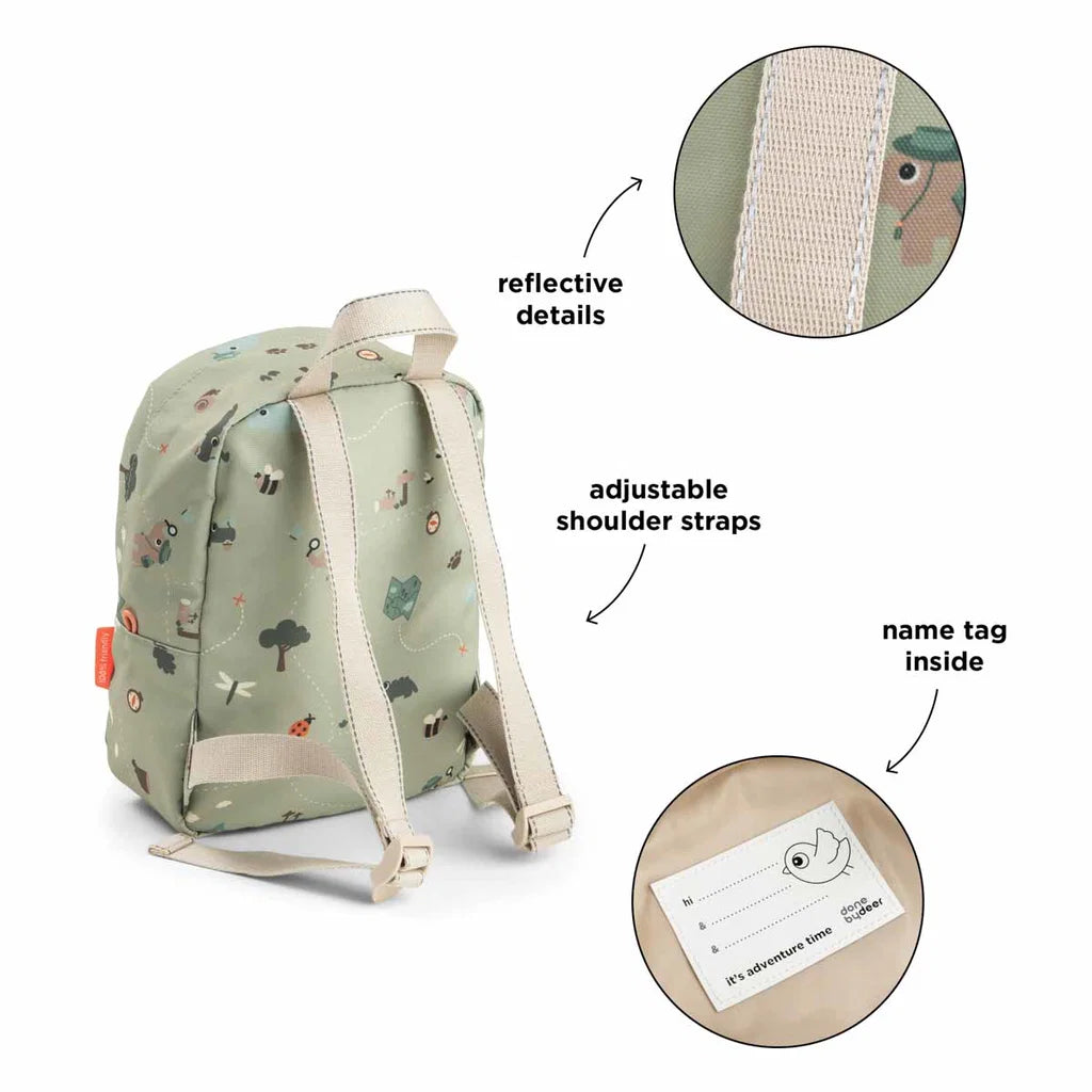 Kleiner Rucksack Tiny trails Grün 4 L