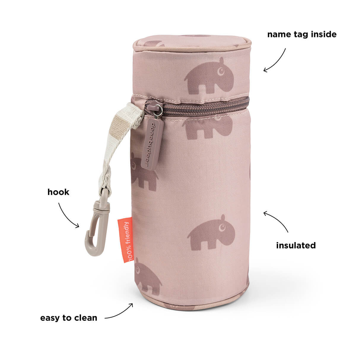 Isolierter Kinder-Flaschenhalter Ozzo Rosa