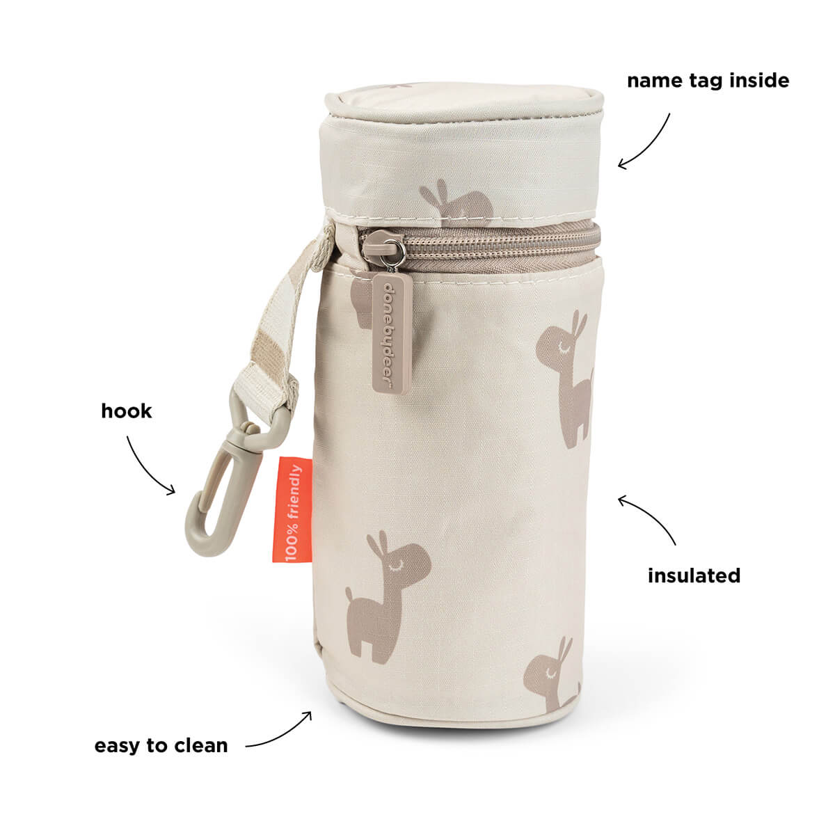 Isolierter Kinder-Flaschenhalter Lalee Sand