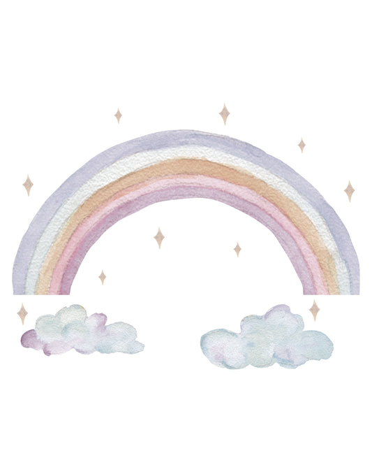 Wandtatoo Feenregenbogen
