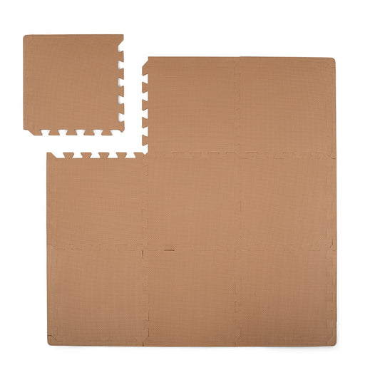 Schaumstoff-Spielmatte quadratisch - Braun