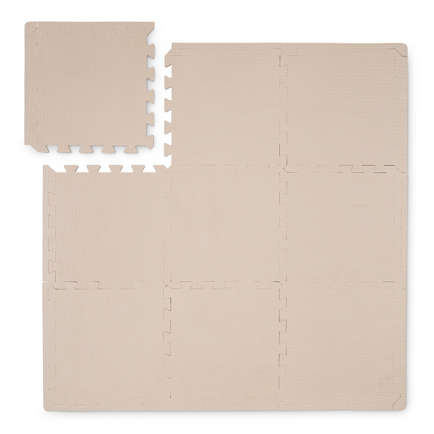 Schaumstoff-Spielmatte quadratisch - Sand