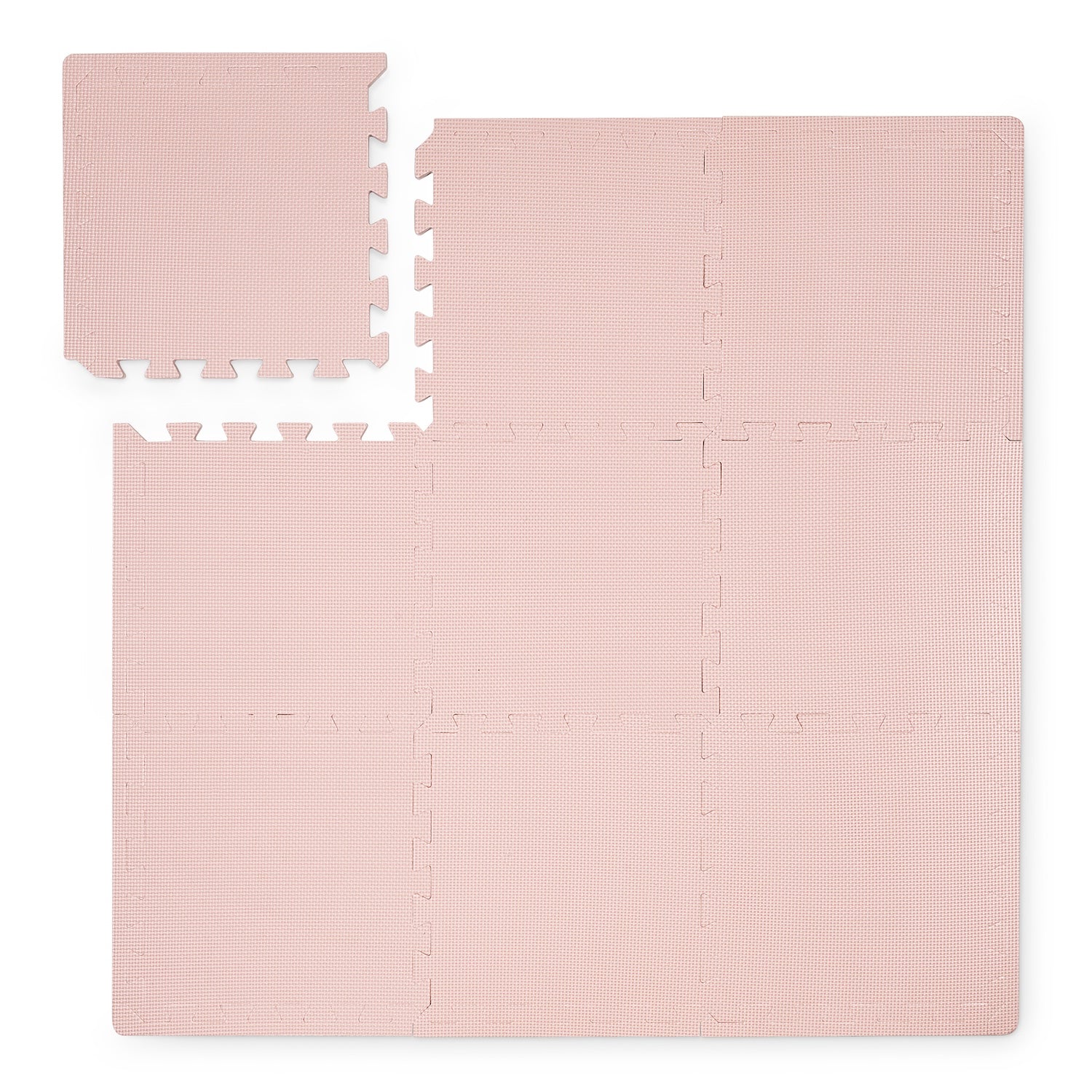 Schaumstoff-Spielmatte quadratisch Altrosa