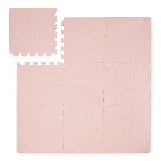 Schaumstoff-Spielmatte quadratisch Altrosa