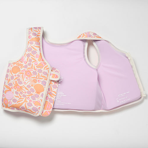 Kids Swim Vest 3-6 Ocean Magic Pink (SS25)