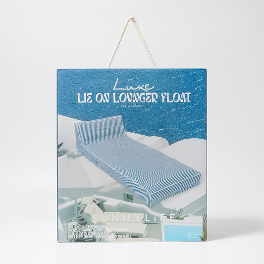 Luxuriöse Liege Float Le Weekend Navy (SS25)