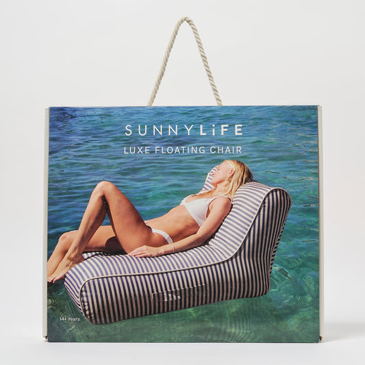 Luxe Floating Chair Marine Stripe