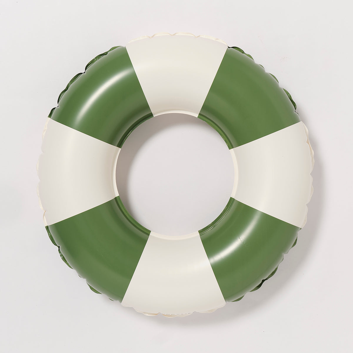Mini Tube Pool Ring Olive Stripe