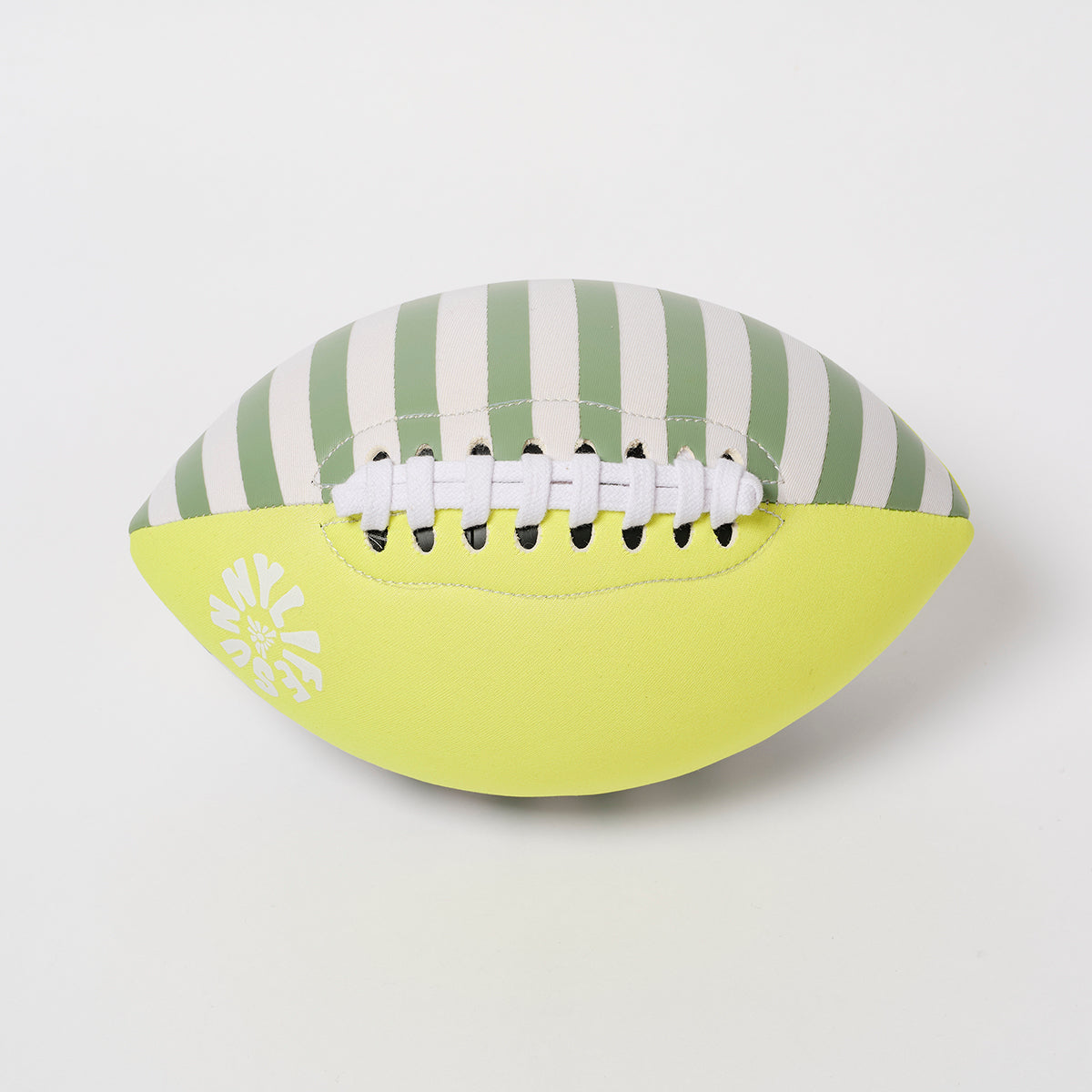 Neoprene Football Tides Out Citrus