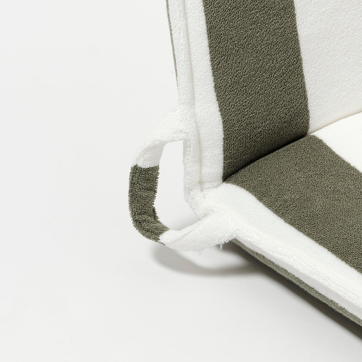 Terry Travel Lounger The Vacay Olive Stripe