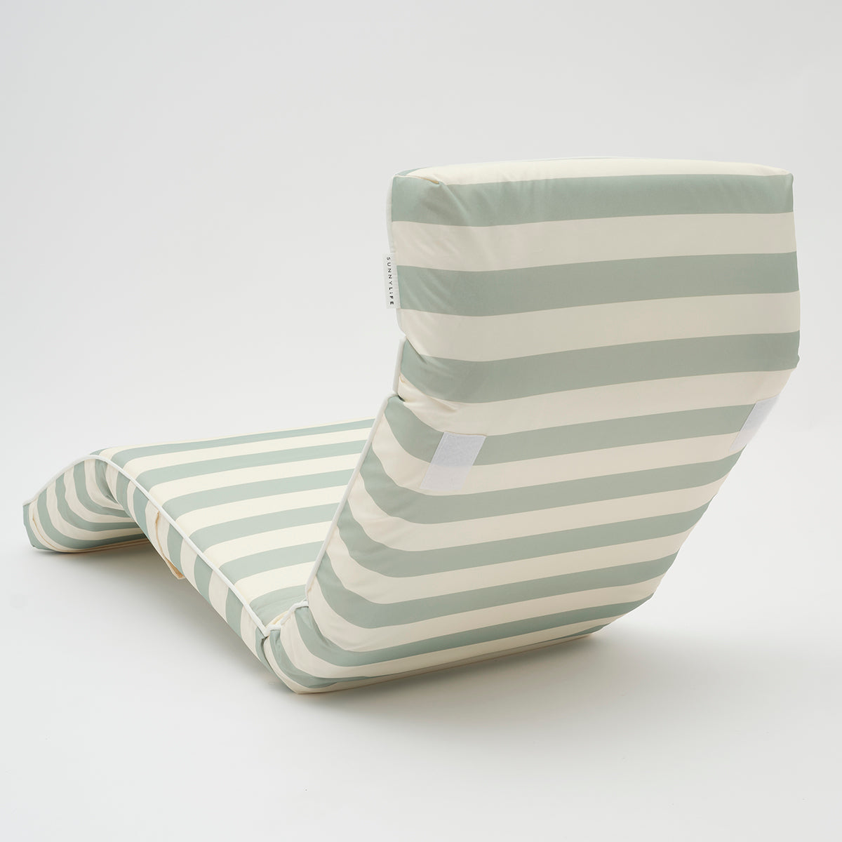 The Lounger Chair Sea Sage Stripe