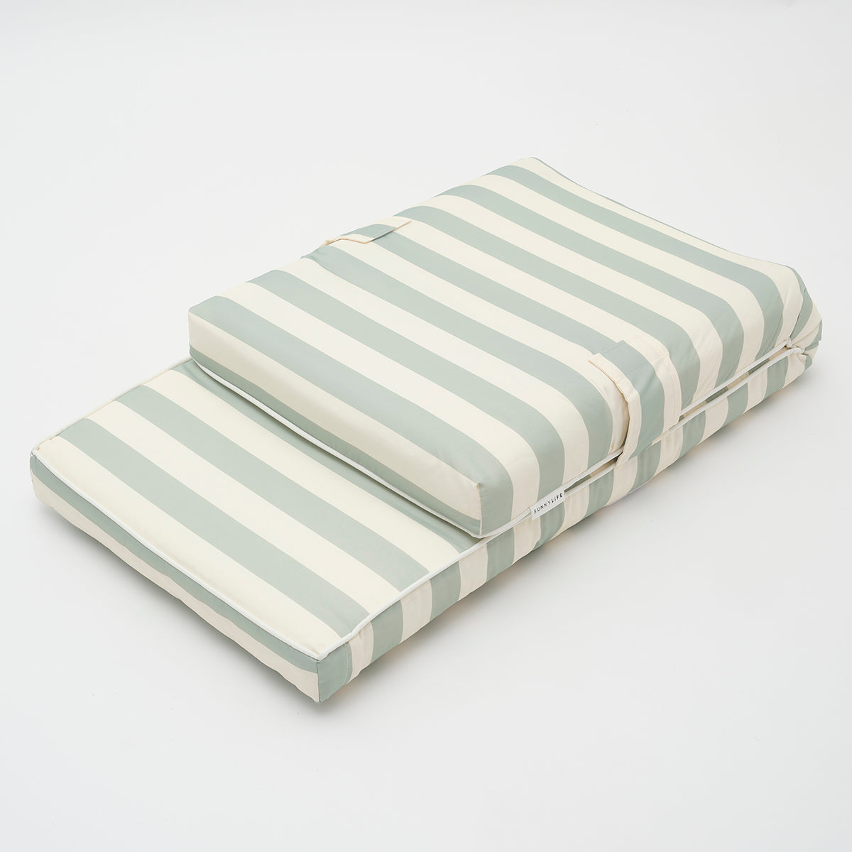 The Lounger Chair Sea Sage Stripe