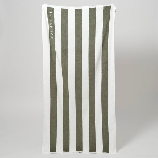 Strandtuch The Vacay Olive Stripe (SS25)