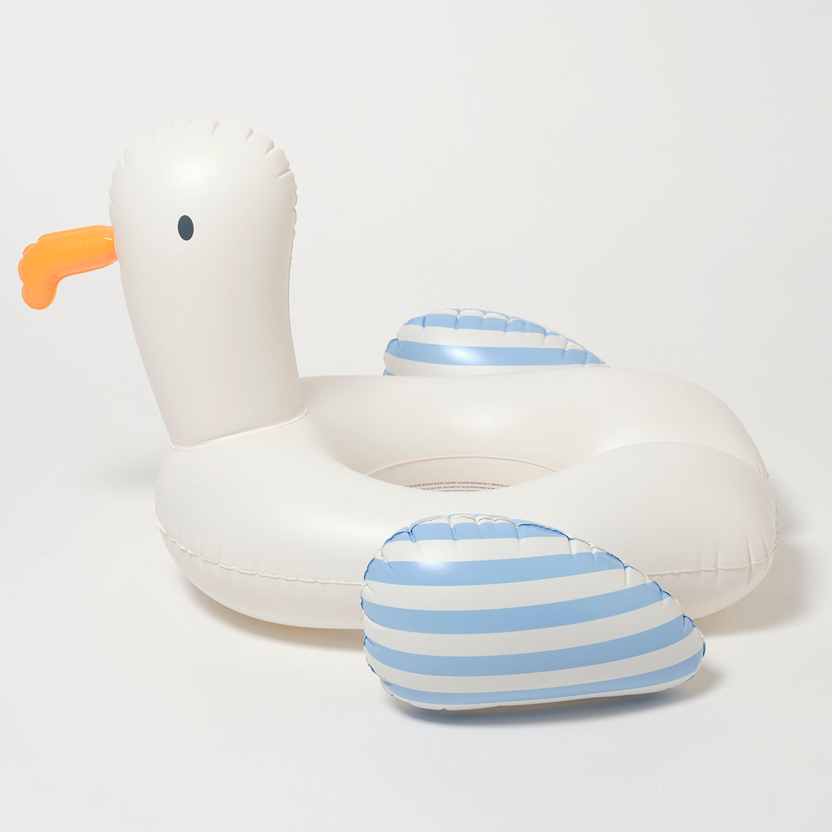 Kids Tube Pool Ring Sammy the Seagull Blue Stripe