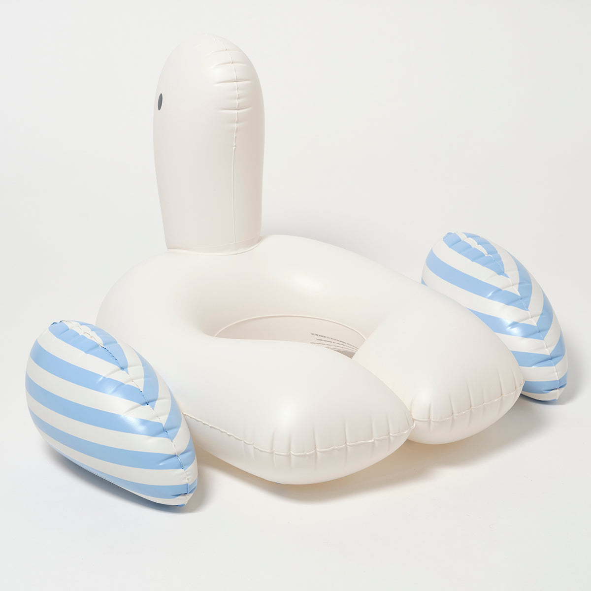 Kids Tube Pool Ring Sammy the Seagull Blue Stripe