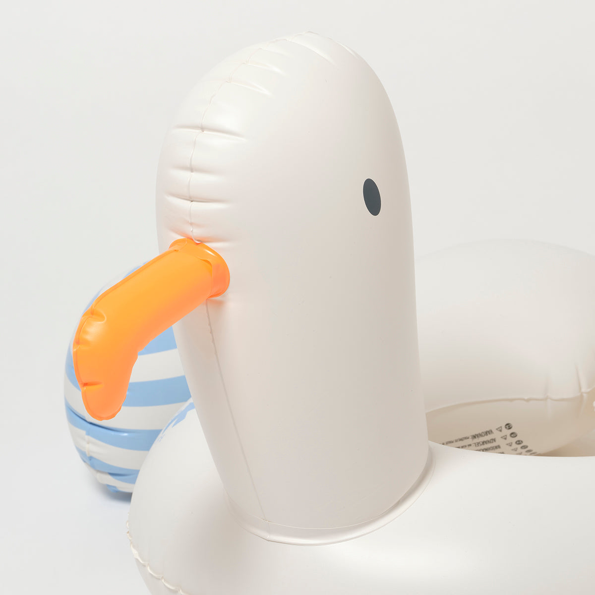 Kids Tube Pool Ring Sammy the Seagull Blue Stripe