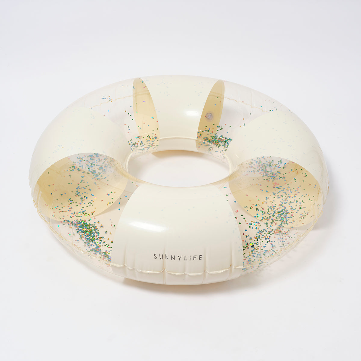 Tube Pool Ring Cotton Candy Stripe
