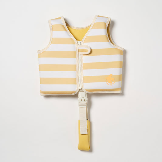 Kinder Schwimmweste 1-2 Sid die Möve Mustard Stripe (SS25)