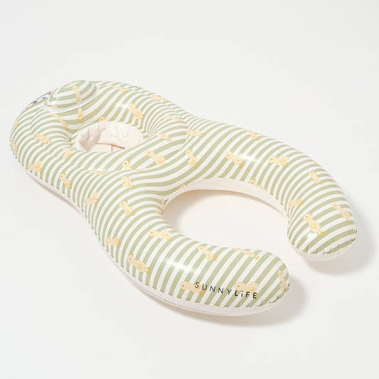 Float Together Baby Seat EU Duck Sage Stripe (SS25)