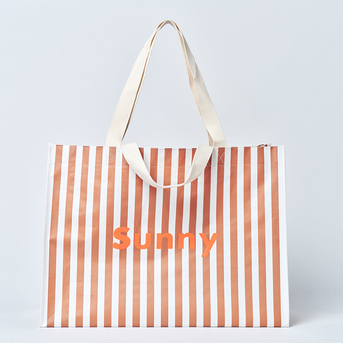 Carryall Beach Bag Tierra Clay Stripe