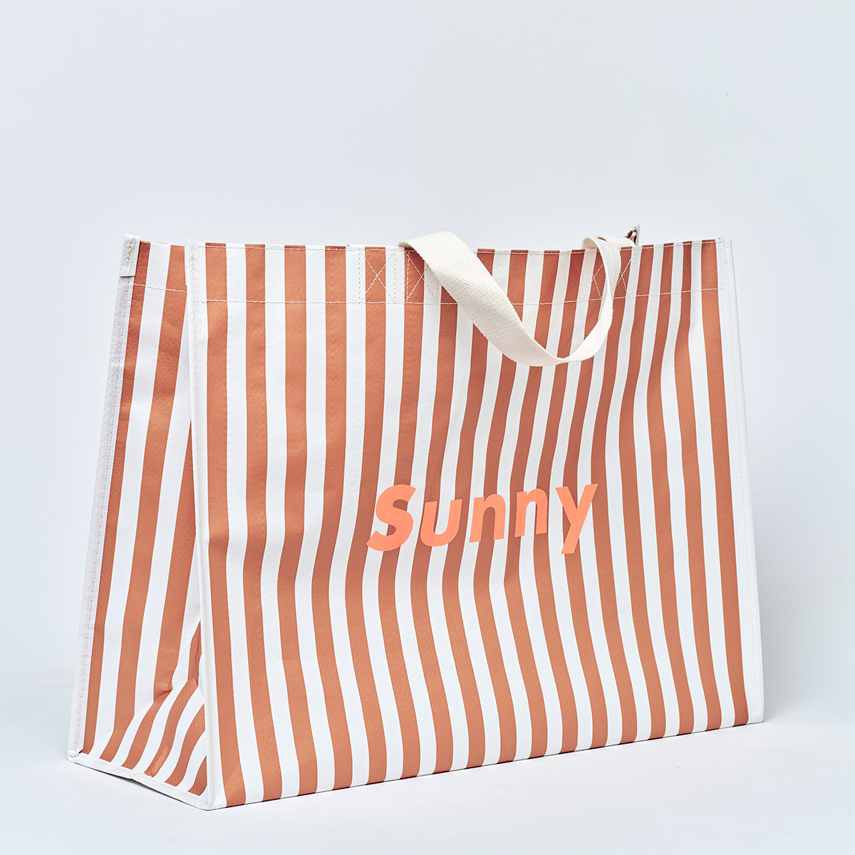 Carryall Beach Bag Tierra Clay Stripe