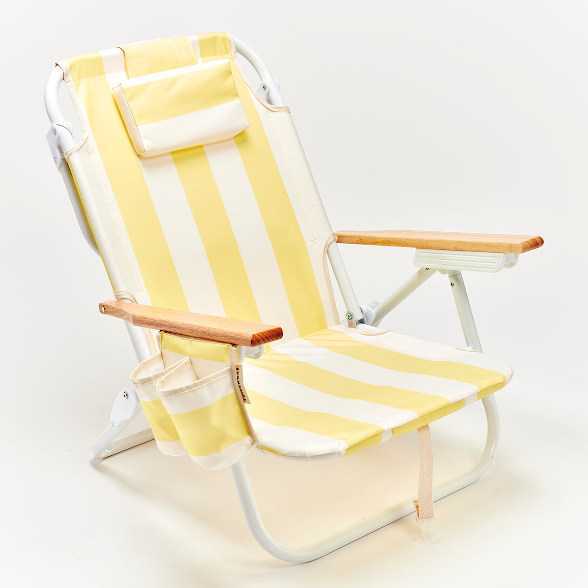 Deluxe Beach Chair La Mer Limon Stripe