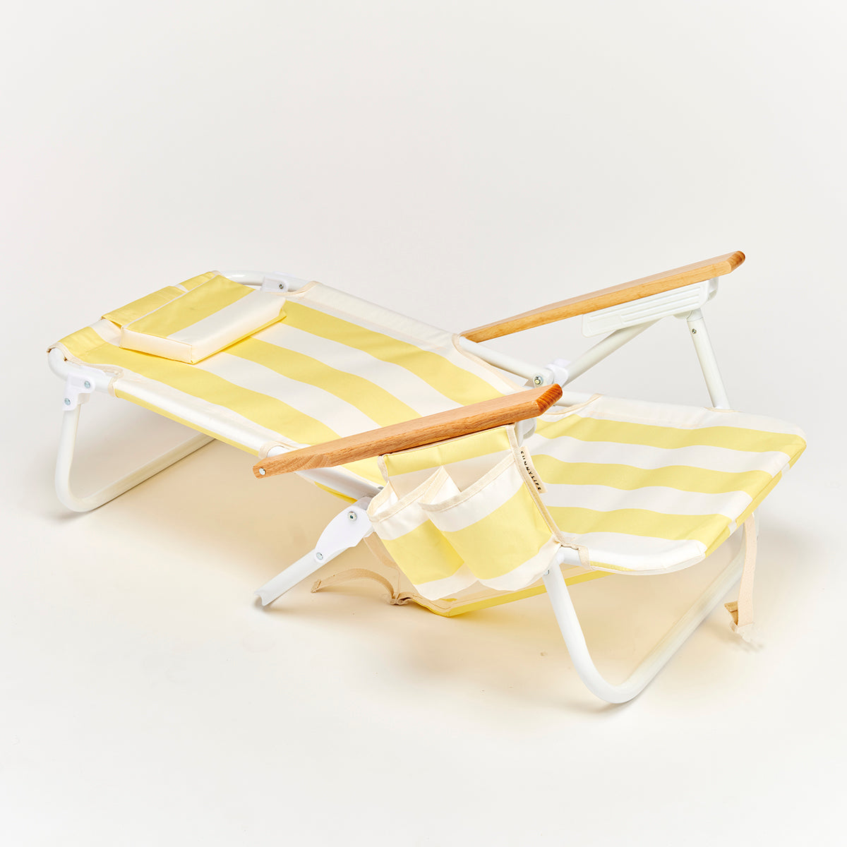 Deluxe Beach Chair La Mer Limon Stripe