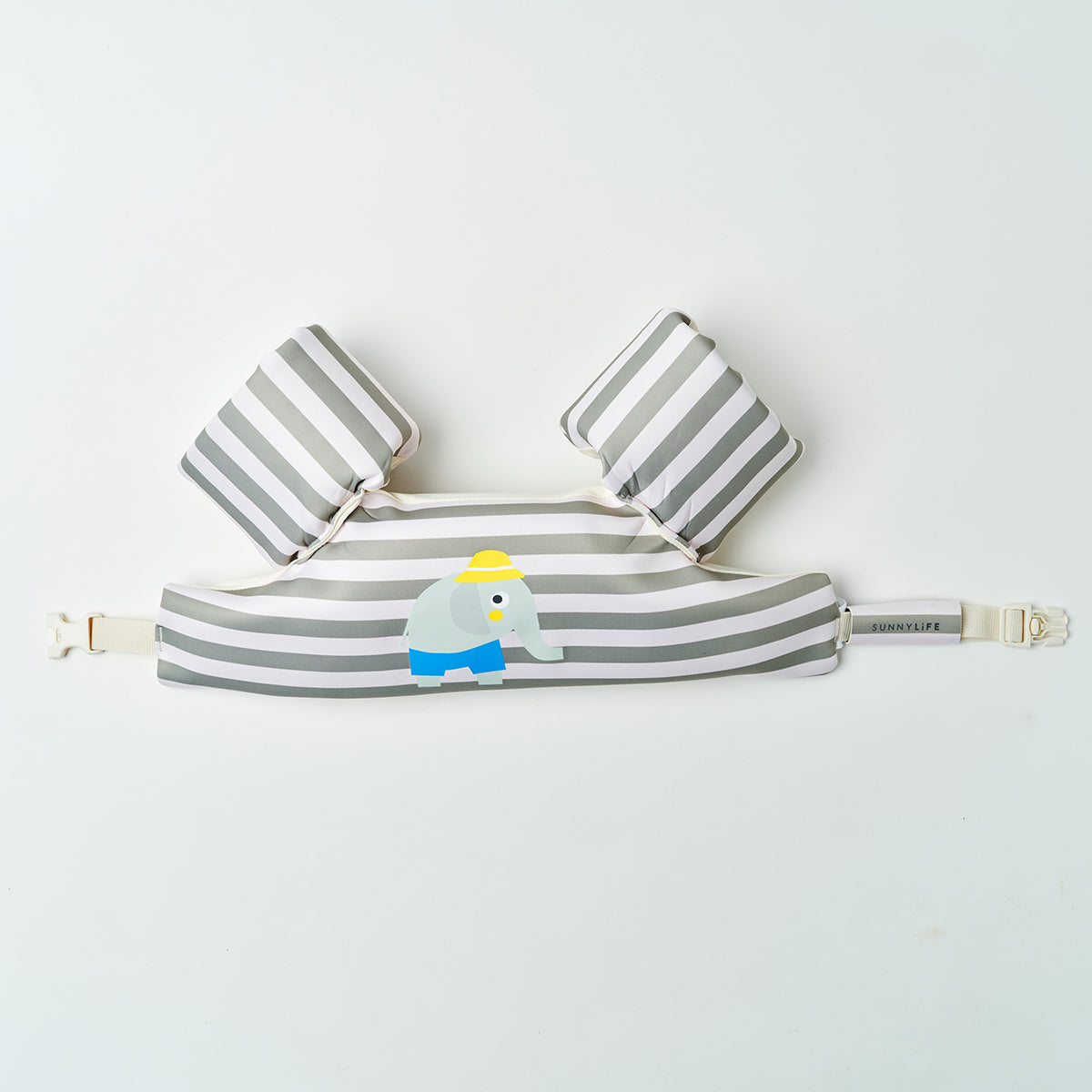 Floatie Jacket 3-6 Eli the Elephant Green Stripe